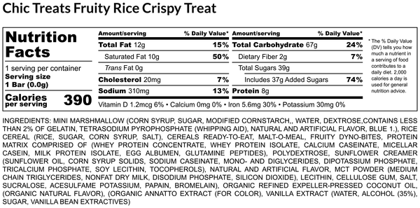 FRUITY PROTEIN KRISPIE BAR